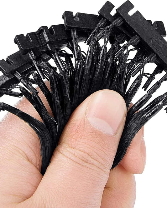 6D Clip Box Hair Extension Connectors (C-Buckles) – Replacement Connectors for 6D Extension Machine (40 pcs)