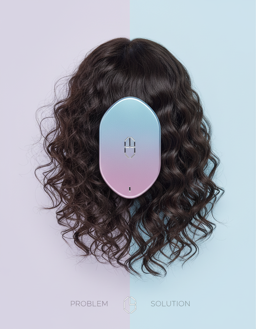 Premium Detangling Hair Brush – Anti-Breakage Wet & Dry Styling Brush for All Hair Types