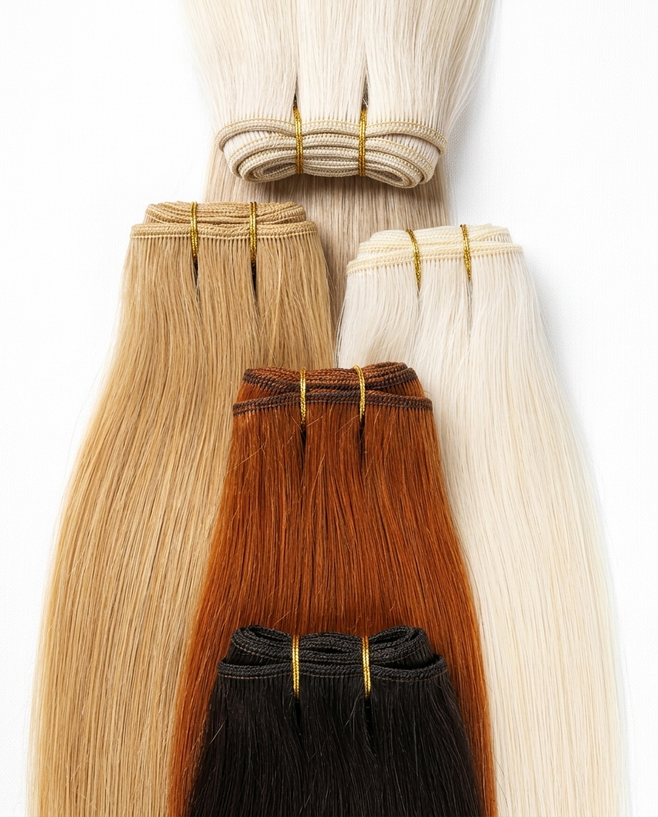 Machine Double Weft Hair Extensions – 100% Organic