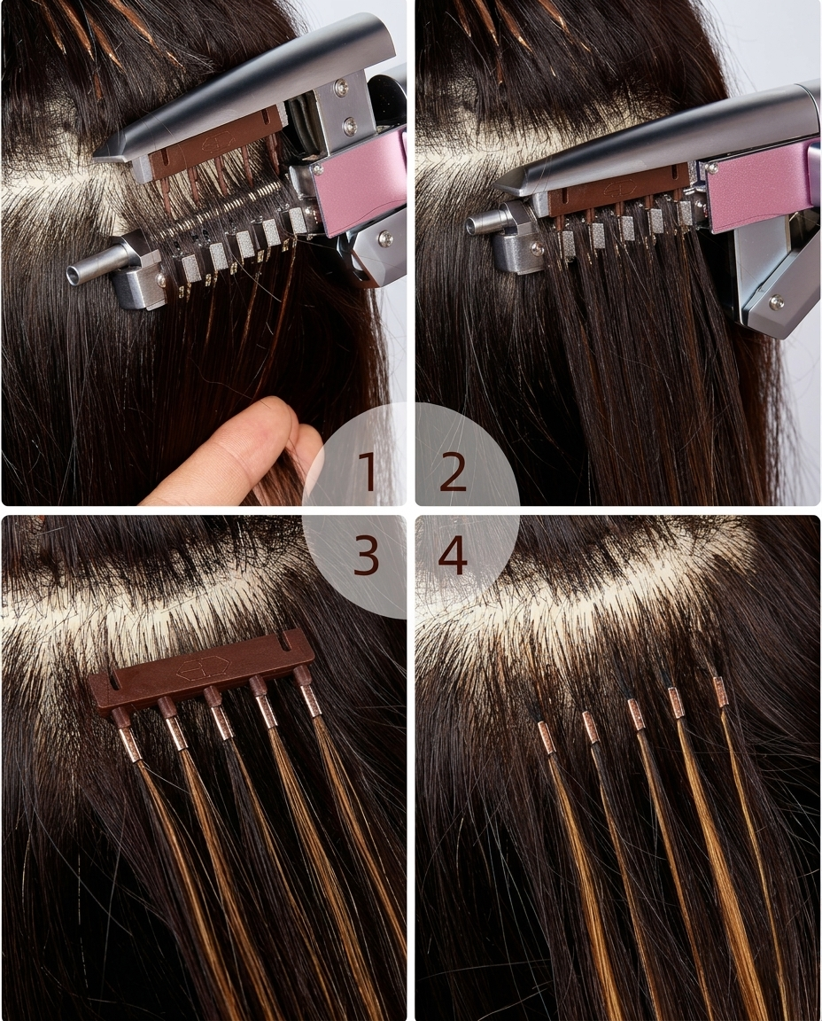 6D Hair Extension Machine GT – Professional 5-Row Quick Application Extension Tool (2nd Generation)