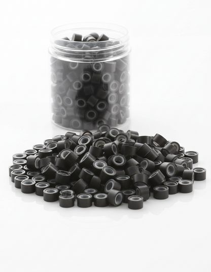 Silicone Lined Micro Ring Beads for Hair Extensions  – 5mm  (500pcs)