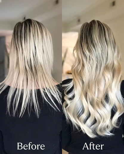 Invisible Hand Tied Feather Hair Extensions – 100% organic Human Hair (100 Strands)