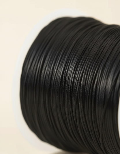 Elastic Thread for Hair Extensions – Professional Flat Nylon Rubber Stretch Cord (60m Roll)