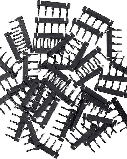 6D Clip Box Hair Extension Connectors (C-Buckles) – Replacement Connectors for 6D Extension Machine (40 pcs)